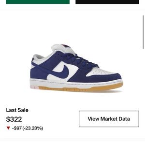 Nike SB Dunk Low DODGERS 🧢💙⚾️✨